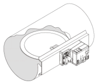 Controles del CEE, 10 SID = Compuerta de adaptación deslizante de 10 pulgadas = Controles EWC