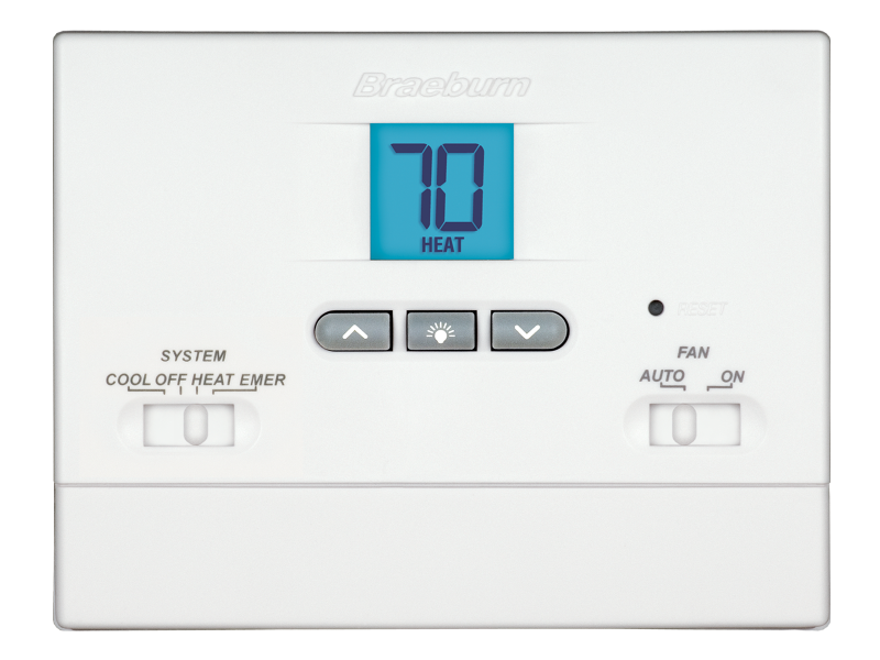 Braeburn, 1200NC = Termostato no programable Builder Value 2H / 1C Paquete de 12 = Braeburn (OBSOLETO)