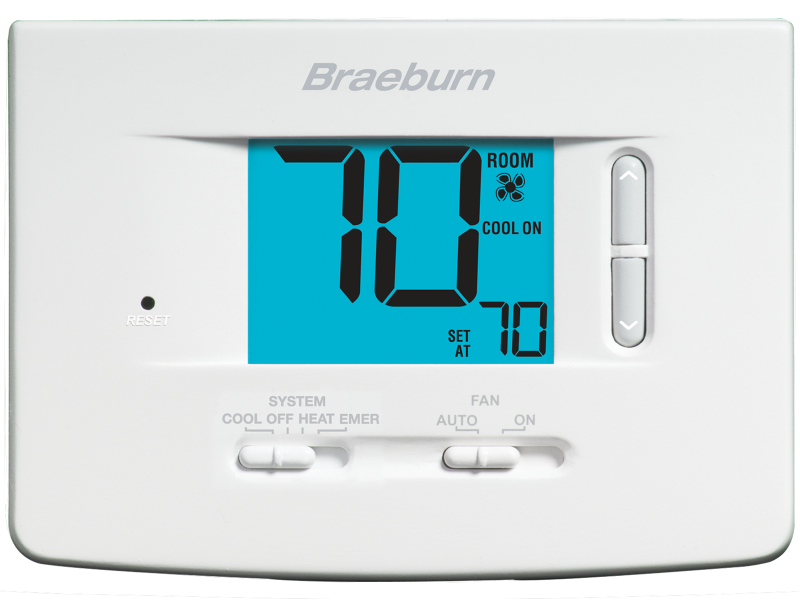 Braeburn, 1220 = Termostato económico no programable 2H / 2C Paquete de 6 = Braeburn (OBSOLETO)