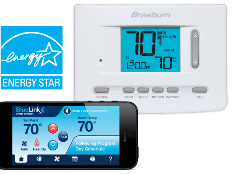 Braeburn, 7205 = Termostato programable Wi-Fi inteligente universal 3H / 2C = Braeburn