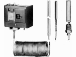 Johnson controla, A40EA-1C = CONTROL DE TEMPERATURA NEUMÁTICO; 15/55F; DIF 5 FIJO; BOMBILLA NEMA 1 1/8 X 20'; REINICIO AUTOMÁTICO 9 = Johnson Controls