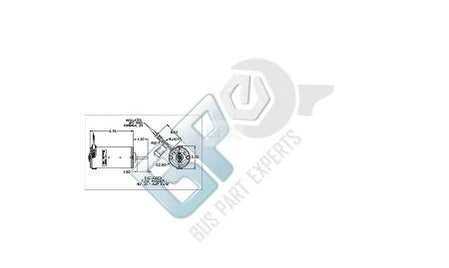 MCD, D-001-969-01 MOTOR DEL VENTILADOR 12V EJE SIMPLE EM-2, EM-3 MCC/PORTADOR IGUAL QUE 26-14629