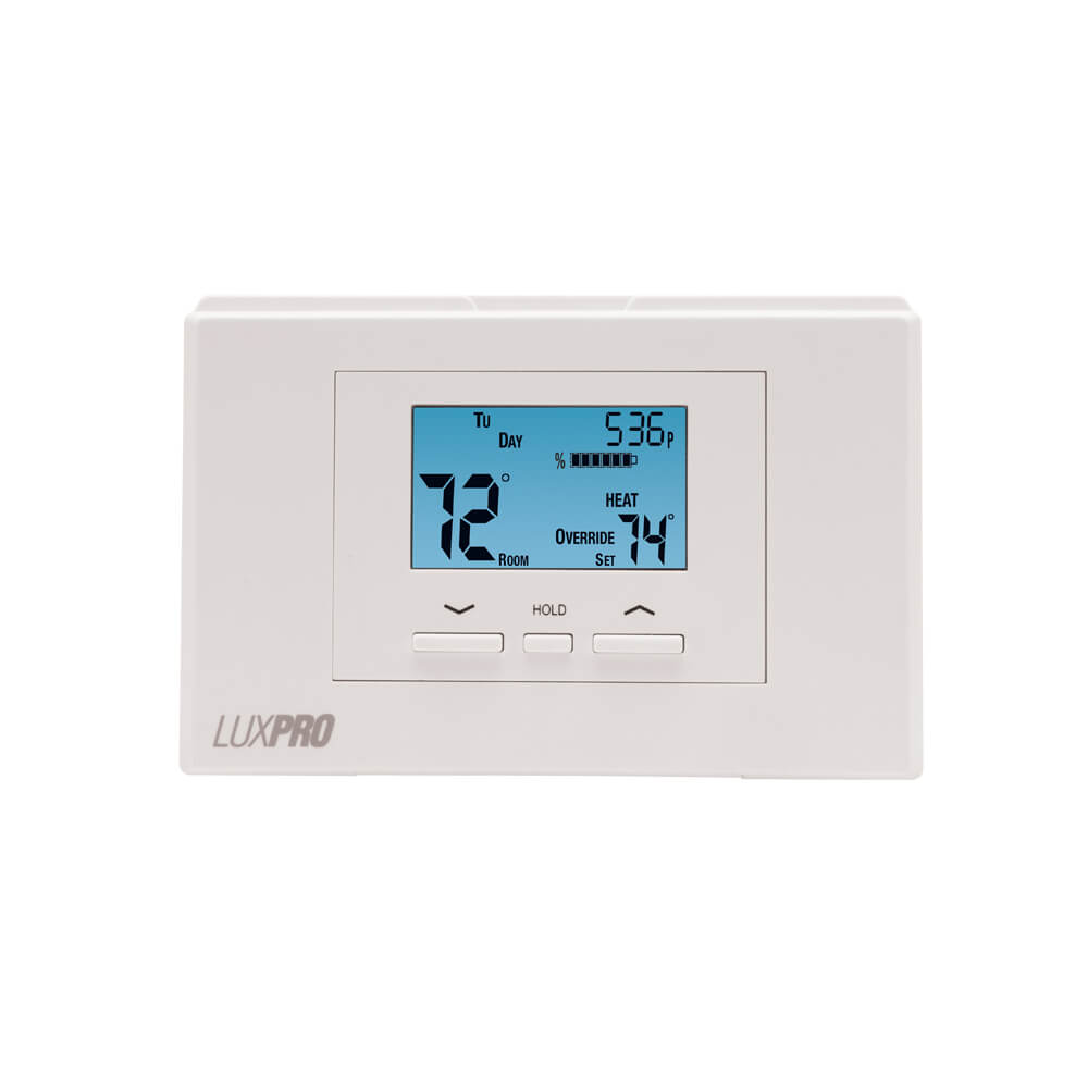 Johnson controla, P521U-010 = 2h/1c, Universal, Pantalla grande, Límites de temperatura, Monitor de filtro, Recuperación inteligente = Johnson Controls