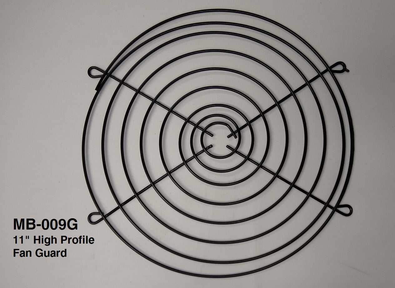 fusilado, PROTECCIÓN DEL VENTILADOR DEL CONDENSADOR MB-009G PARA VENTILADOR DE PERFIL ALTO DE 11 PULGADAS (llame para consultar disponibilidad)