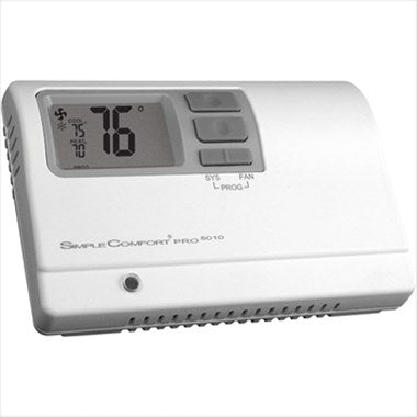 Controles ICM, SC5010 = Termostato programable Simple Comfort PRO Doble potencia 1 calefacción/1 frío o bomba de calor 7 días/5-2 días/5-1-1 días 45-90 grados Fahrenheit = Controles ICM