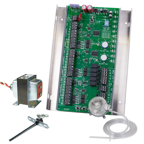 Controles iO de climatización, ZP3-HPS-ESP-KIT = Panel de tres zonas (3H/2C) con kit ESP = Controles iO HVAC